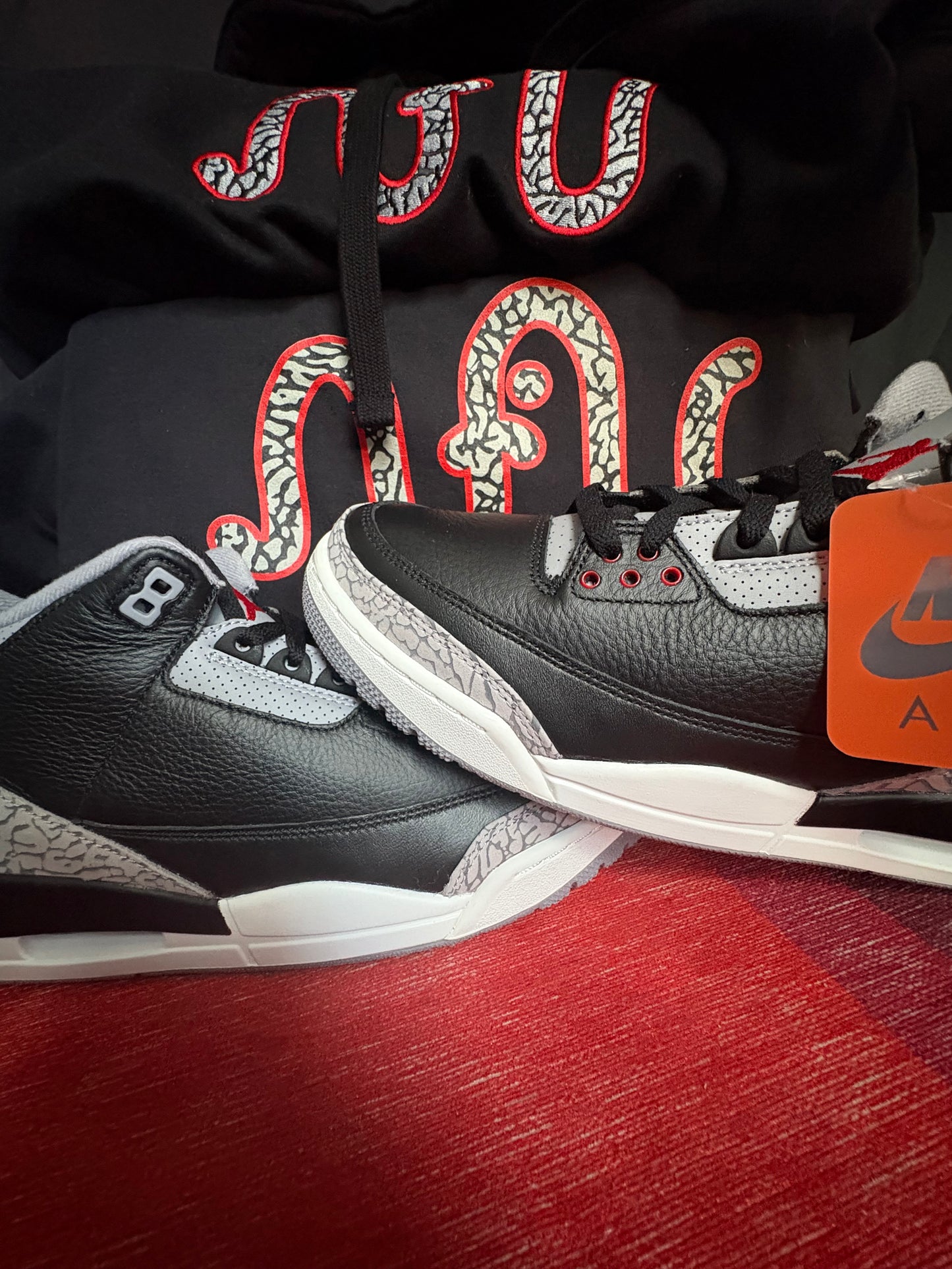 Black Cement Logo Tee