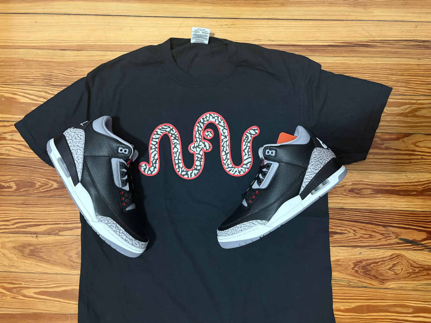 Black Cement Logo Tee