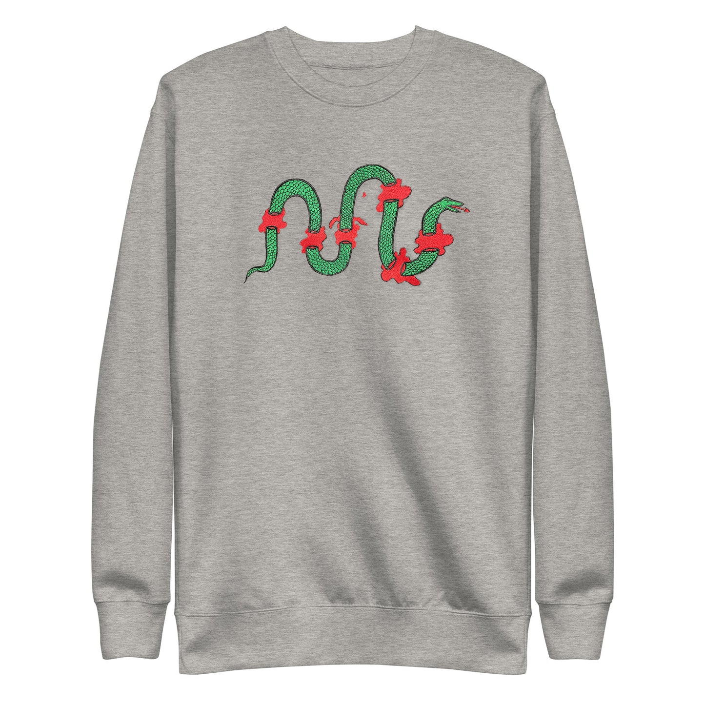 Embroidered NUFU Snake Crewneck