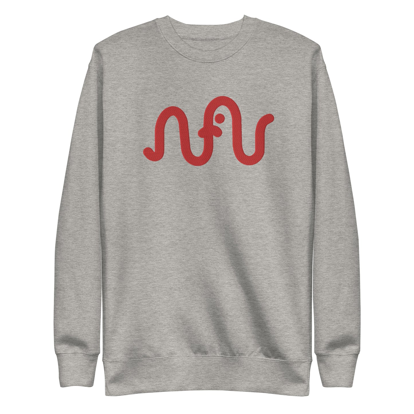 Embroidered Classic Logo Crewneck (Red)