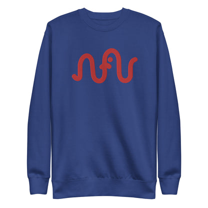 Embroidered Classic Logo Crewneck (Red)